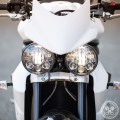 Motodemic Dual Adaptive LED Headlight Conversion Kit for the 2012-2016 Triumph Street Triple and 2011-2015 Speed Triple Motodemic Dual Adaptive LED Headlight Conversion Kit for the 2012-2016 Triumph Street Triple and 2011-2015 Speed Triple